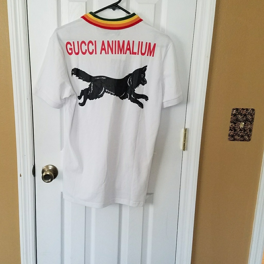 Men's Gucci Animalium Polo style Shirt